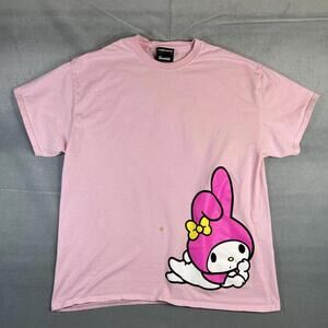 The Hundreds Sanrio My Melody T Shirt Mens XL Pink Double Sided Graphic Tee Y2K